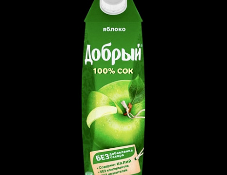 Добрый сок Яблочный 1 л